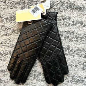 Michael Kors Leather Gloves